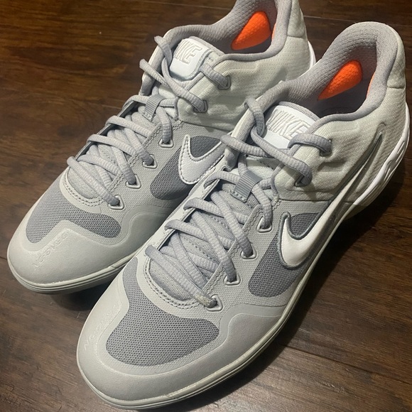 Nike Alpha Huarache Elite 2 Grey Baseball metal cleats size 9.5 womens - Picture 4 of 7